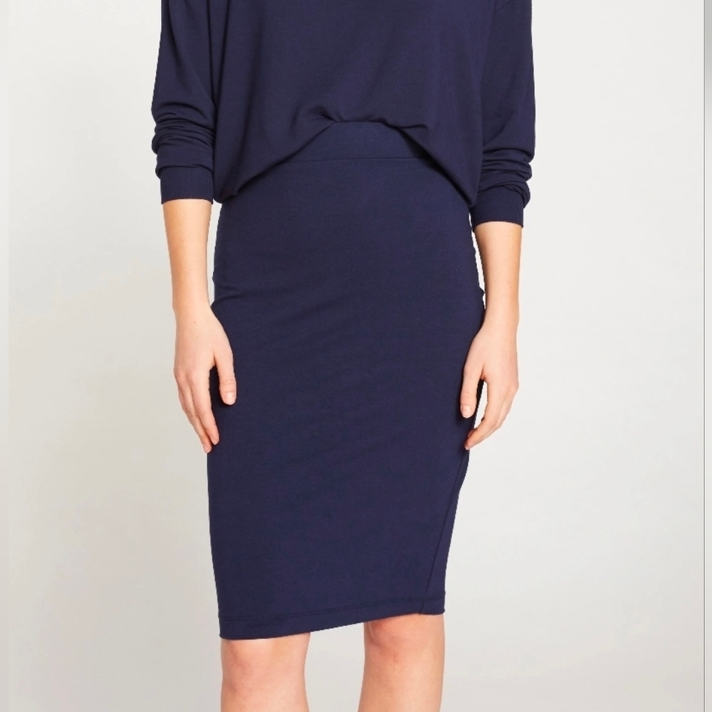 Universal Standard XL (26/28) Danube Jersey Skirt Navy